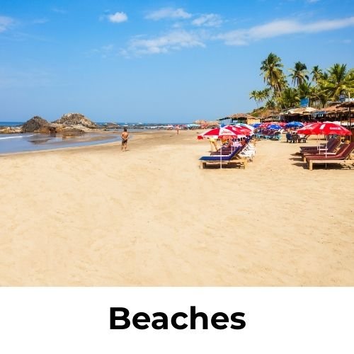 Popular beach destinations in India