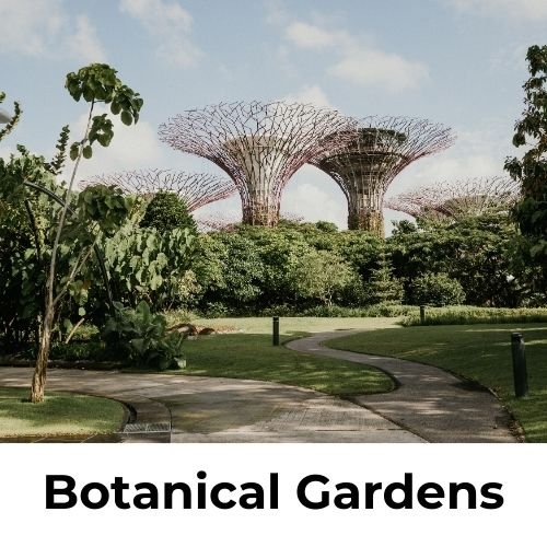 Botanical gardens and plant conservatories in India