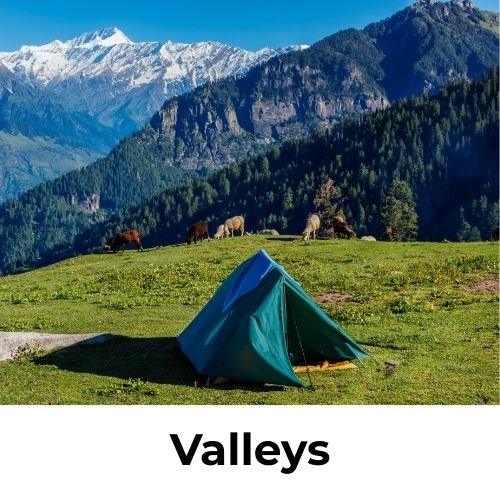 Scenic valleys and lush green views in India
